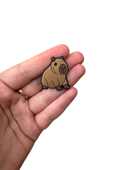 Jelly teddy capybara shoe charm