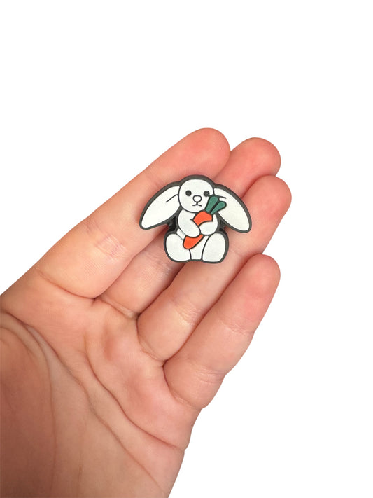 Jelly teddy carrot bunny shoe charm