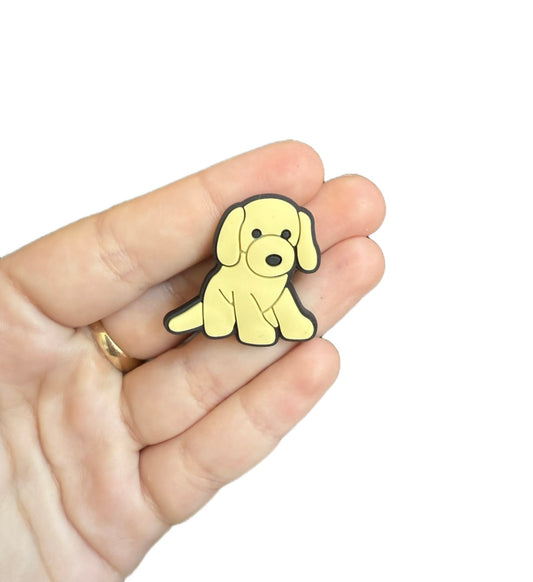 Jelly teddy cream dog shoe charm