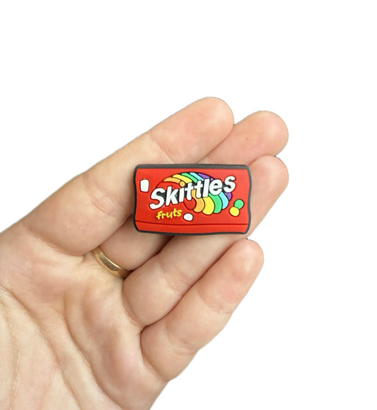 Skittles shoe charm