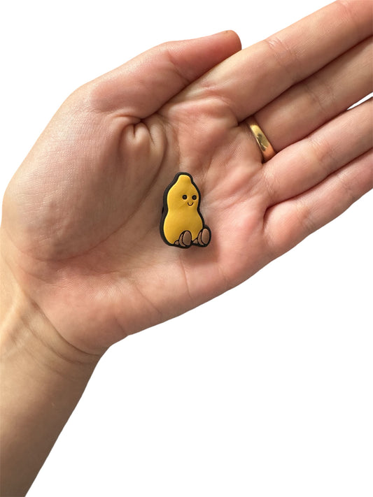 Jelly teddy peanut shoe charm