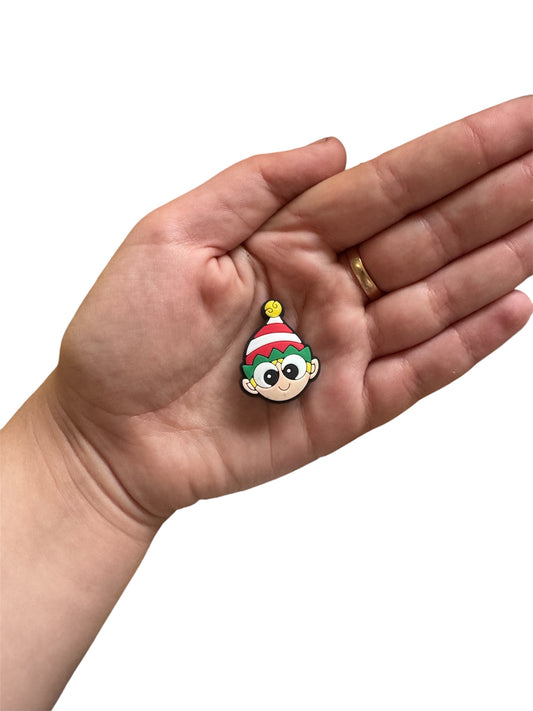 Christmas elf shoe charm