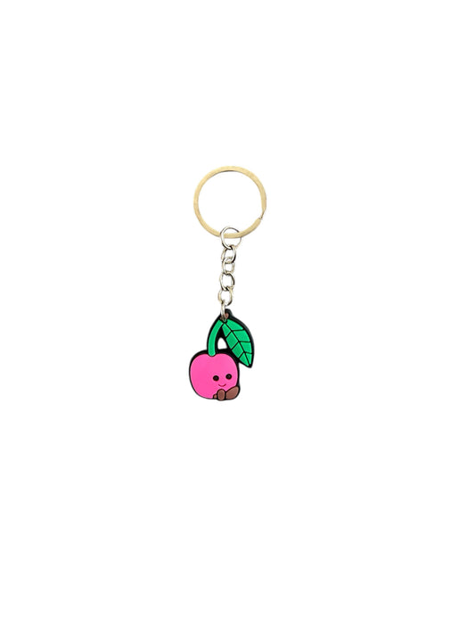 Jelly teddy cherry keyring