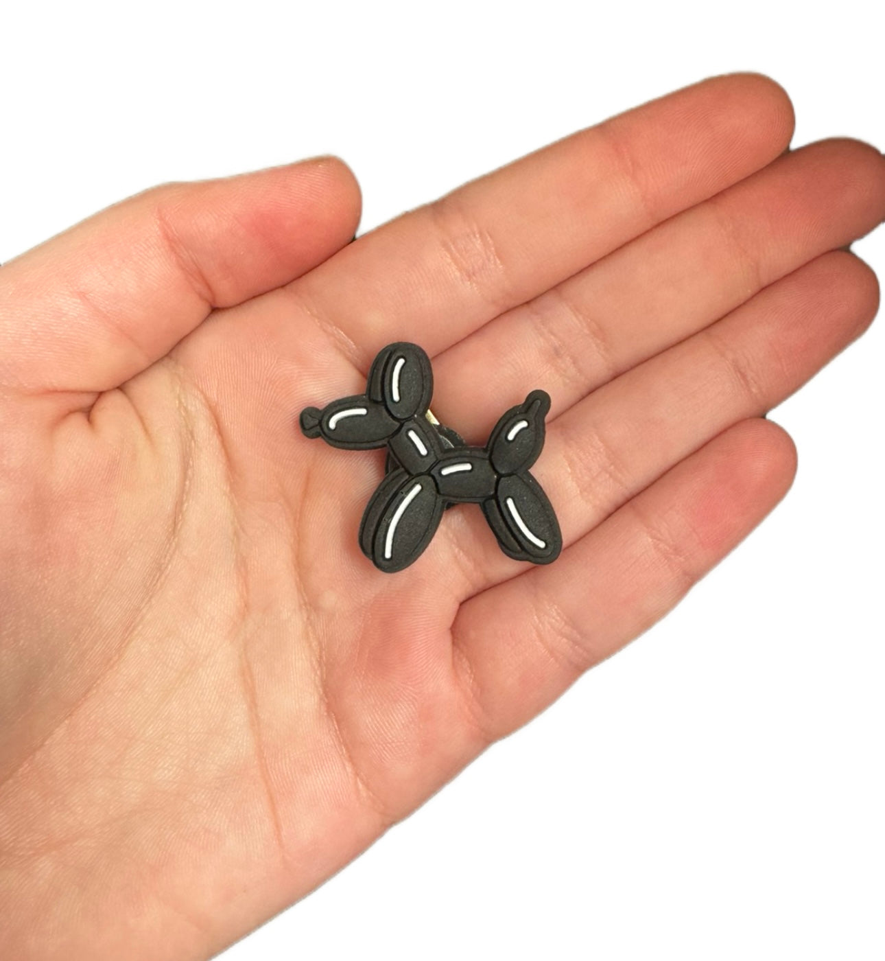 Unisex black and white shoe charm style 7