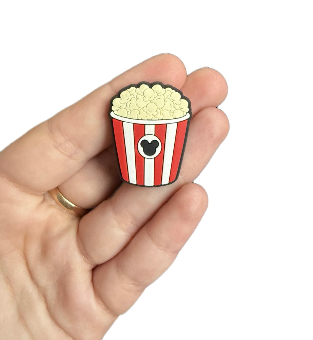 Mickey popcorn shoe charm