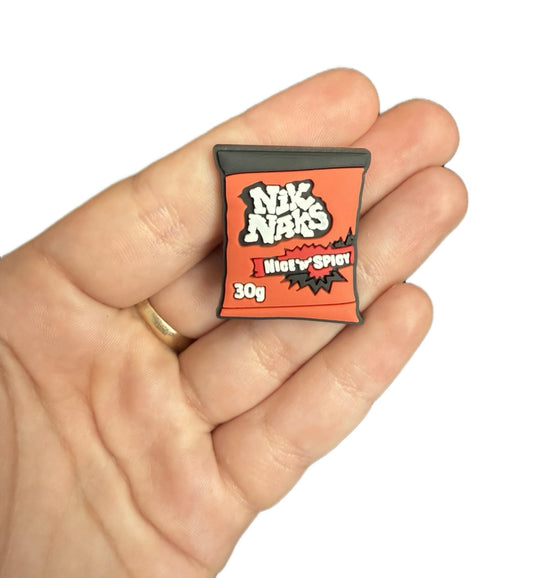 Spicy NikNaks shoe charm