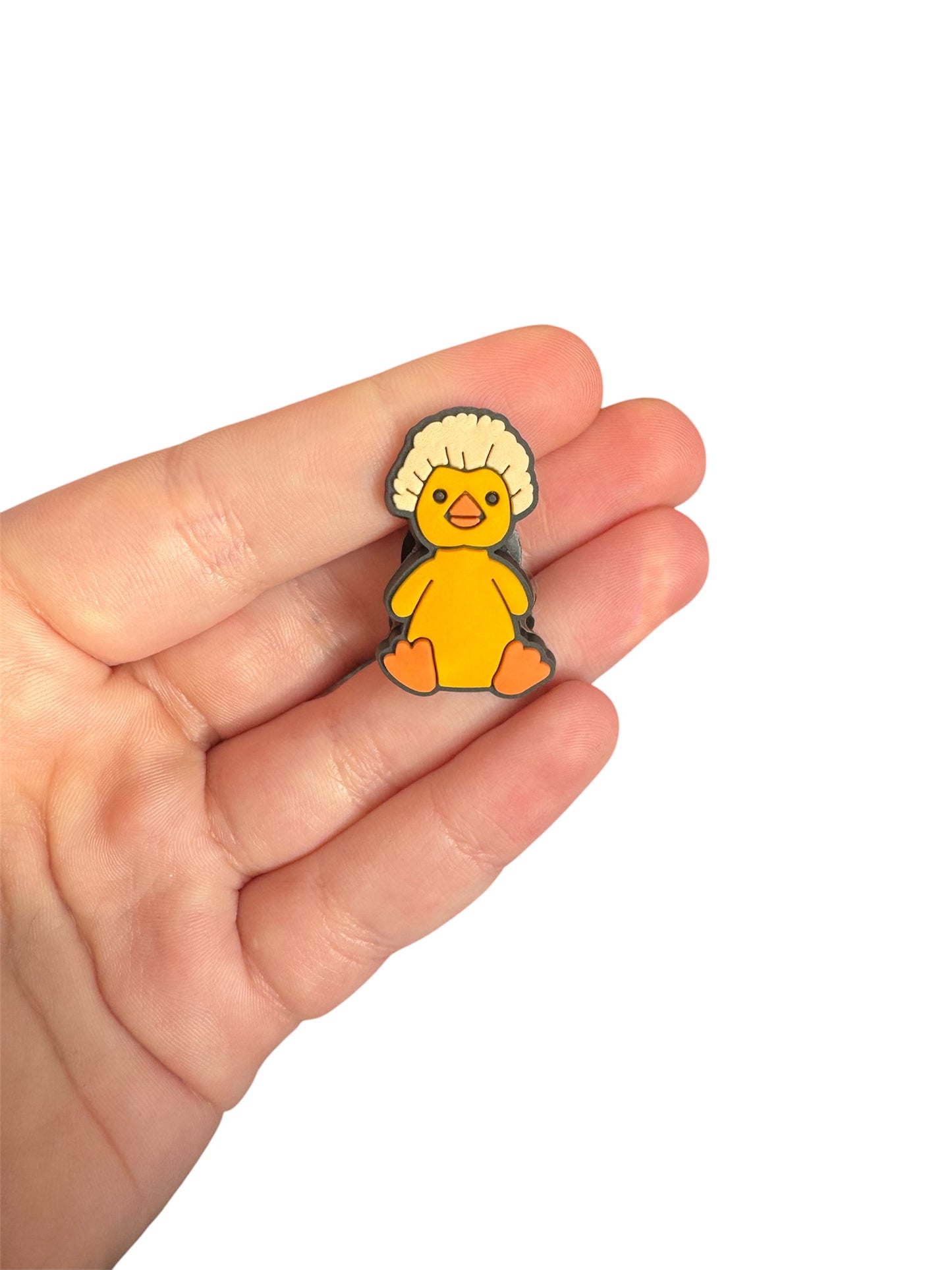 Jelly teddy duck shoe charm