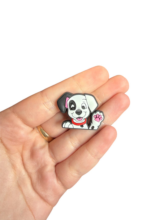 Dalmatian shoe charm
