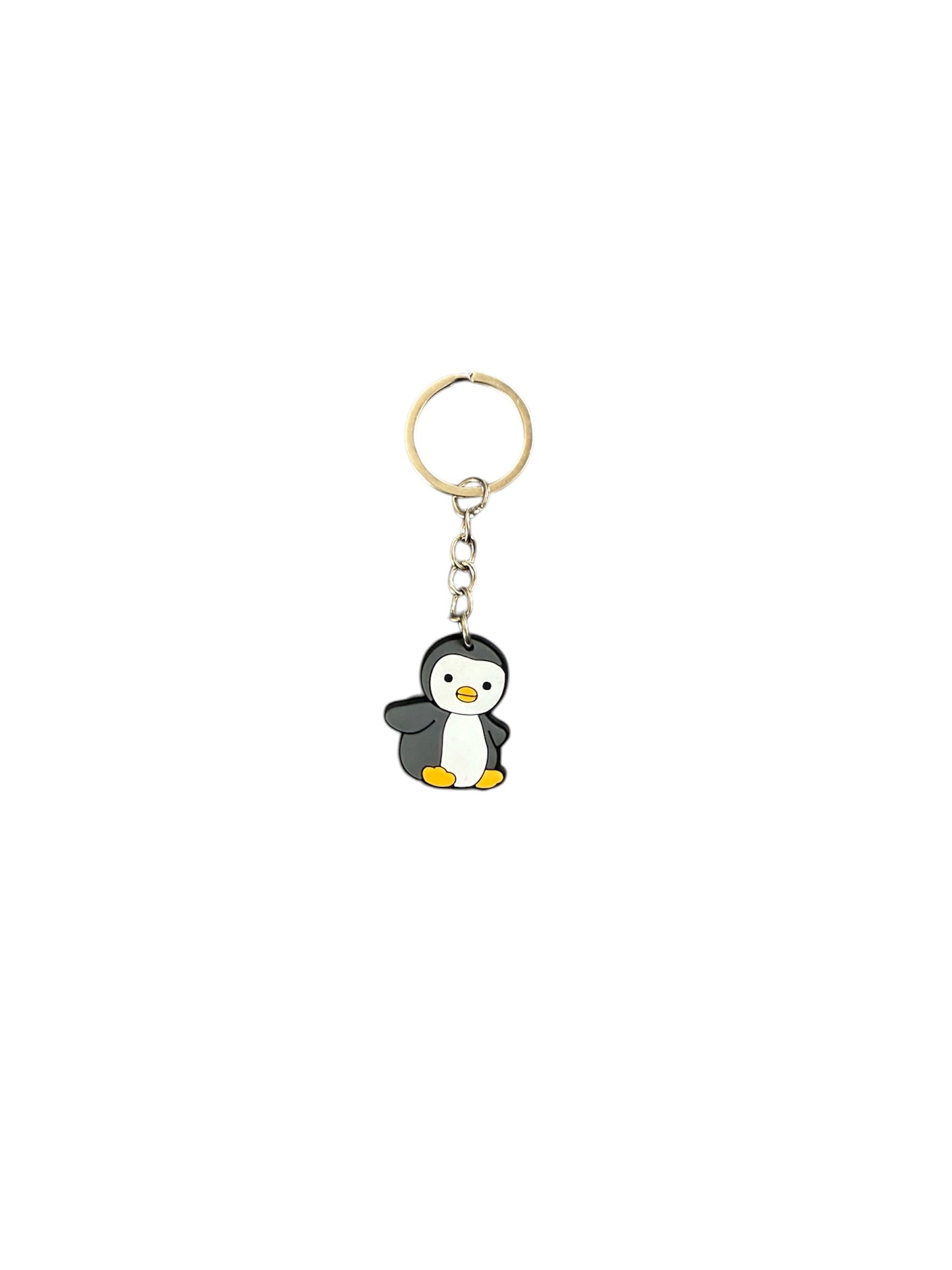 Jelly teddy penguin keyring