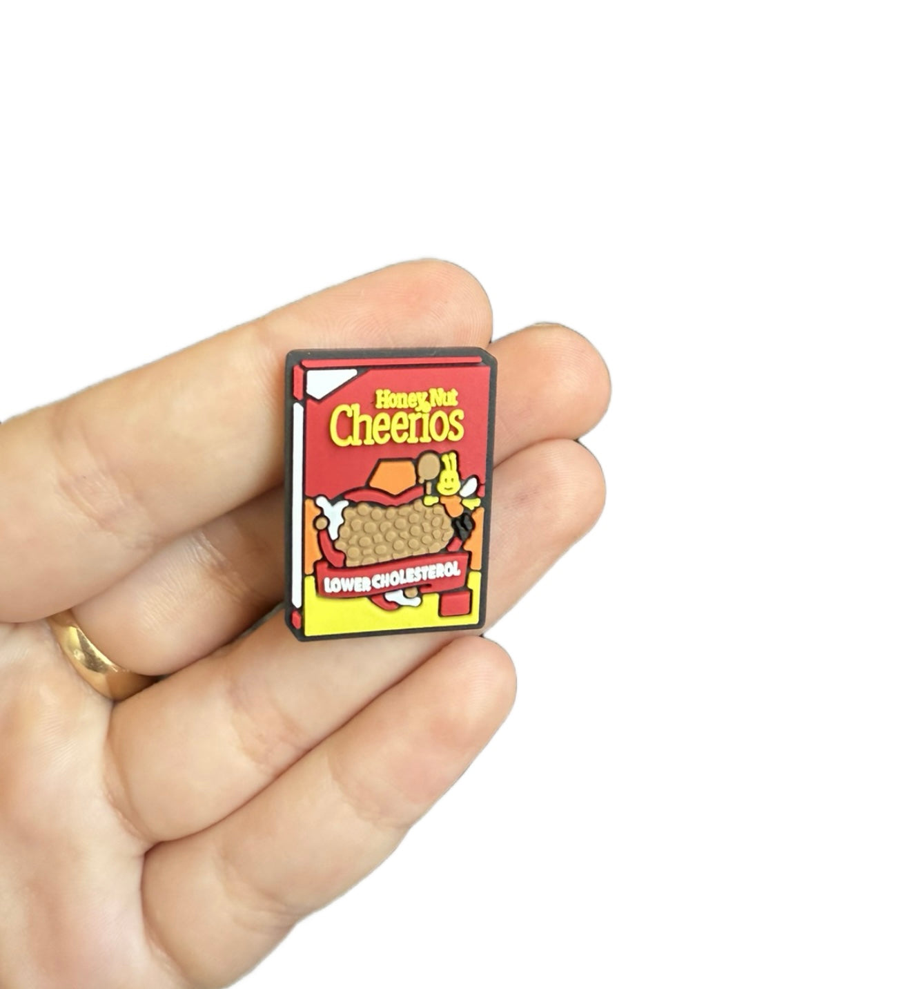Honey nut Cheerios cereal shoe charm