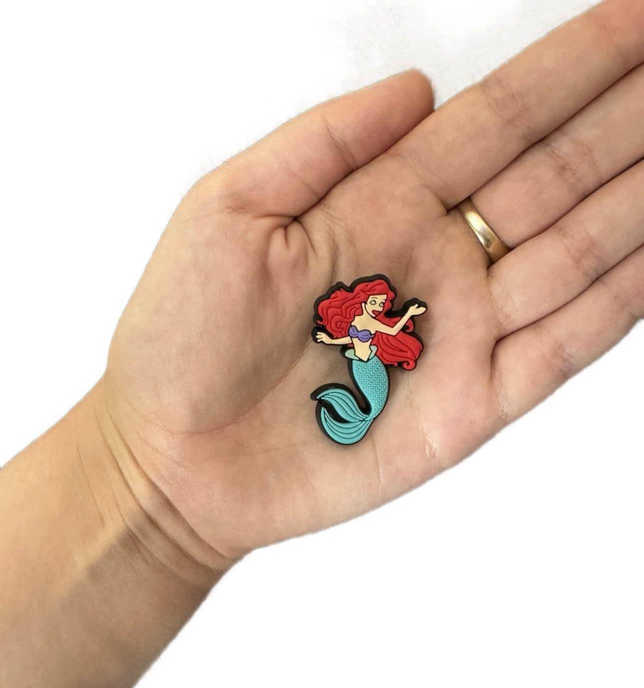 Mermaid shoe charm