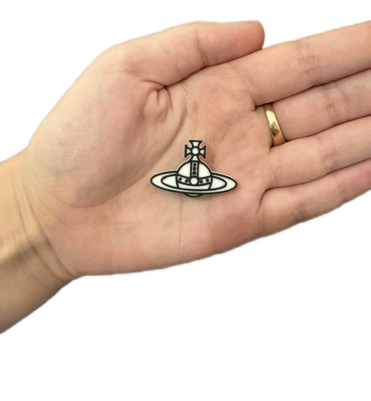 Unisex black and white shoe charm style 4