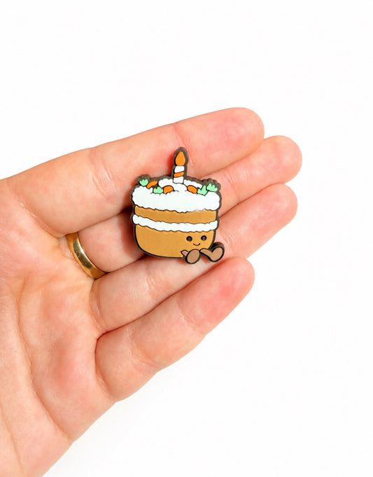 Jelly teddy carrot cake shoe charm