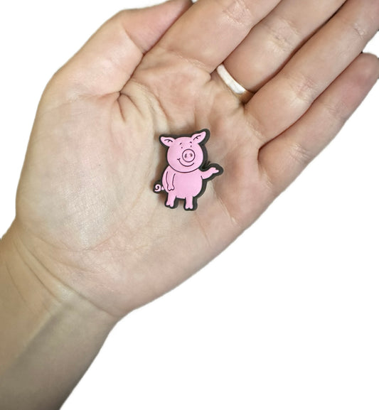 Percy pig shoe charm
