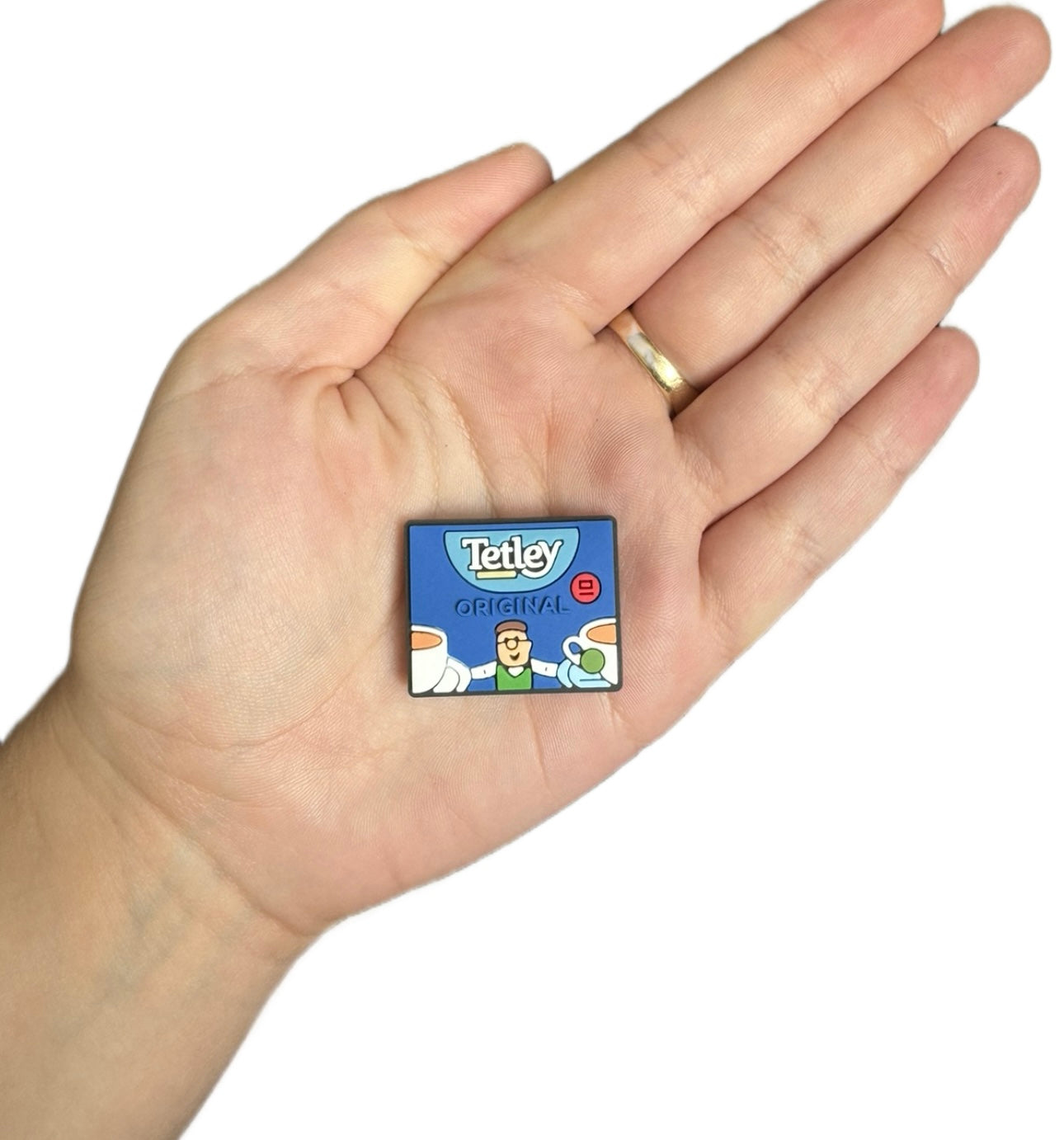 Tetley tea bags shoe charms