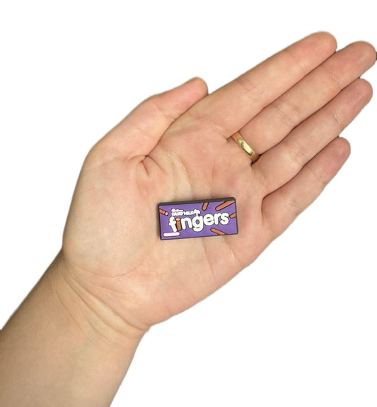Chocolate fingers shoe charm