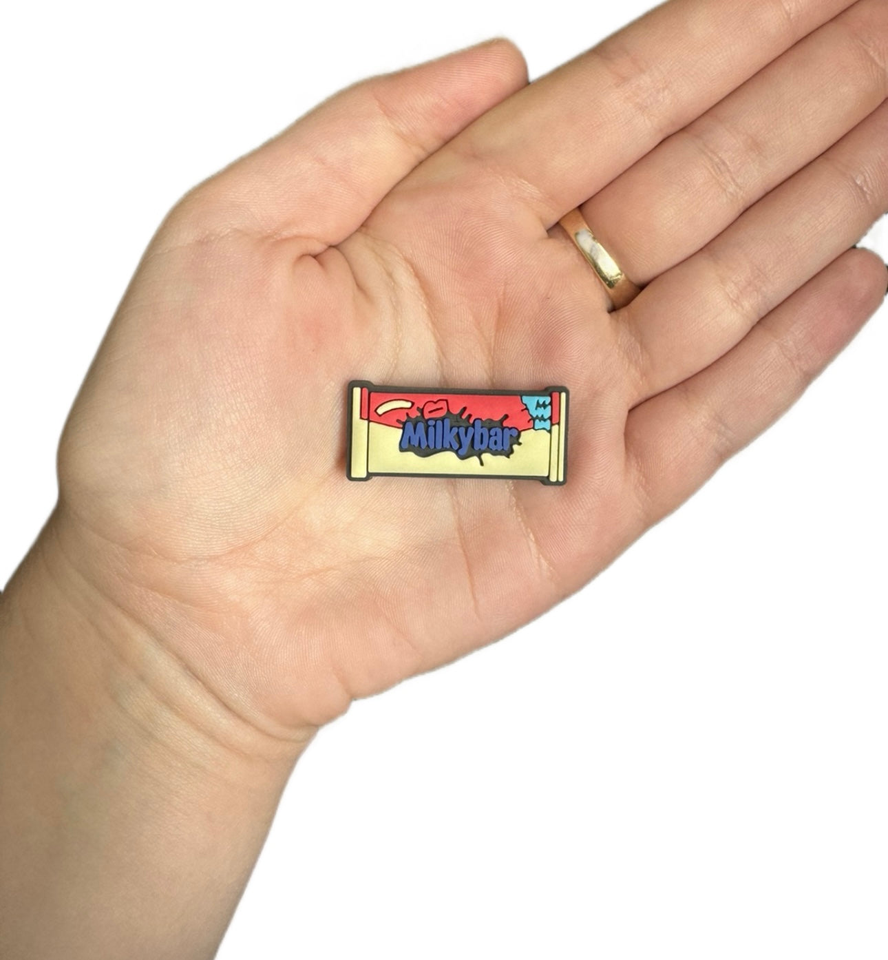 Milky bar shoe charm