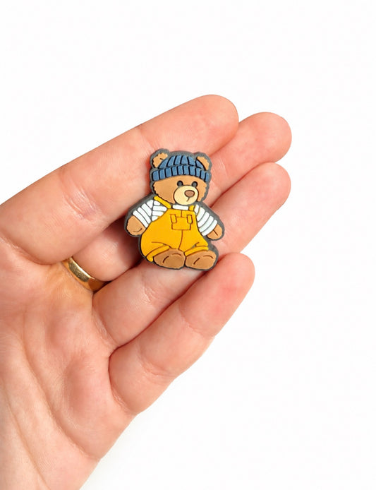 Jelly teddy sea fearer bear shoe charm