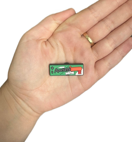 Peperami shoe charm