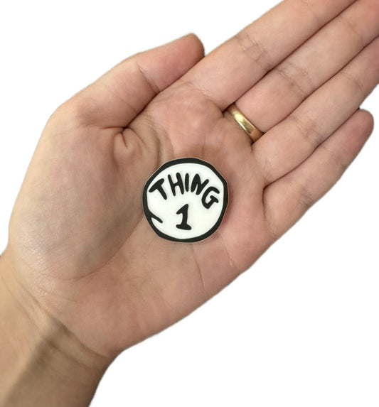 Thing 1 shoe charm
