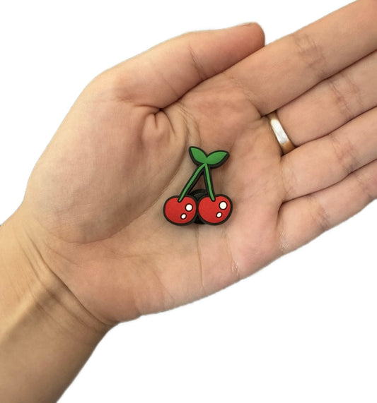Cherry shoe charm