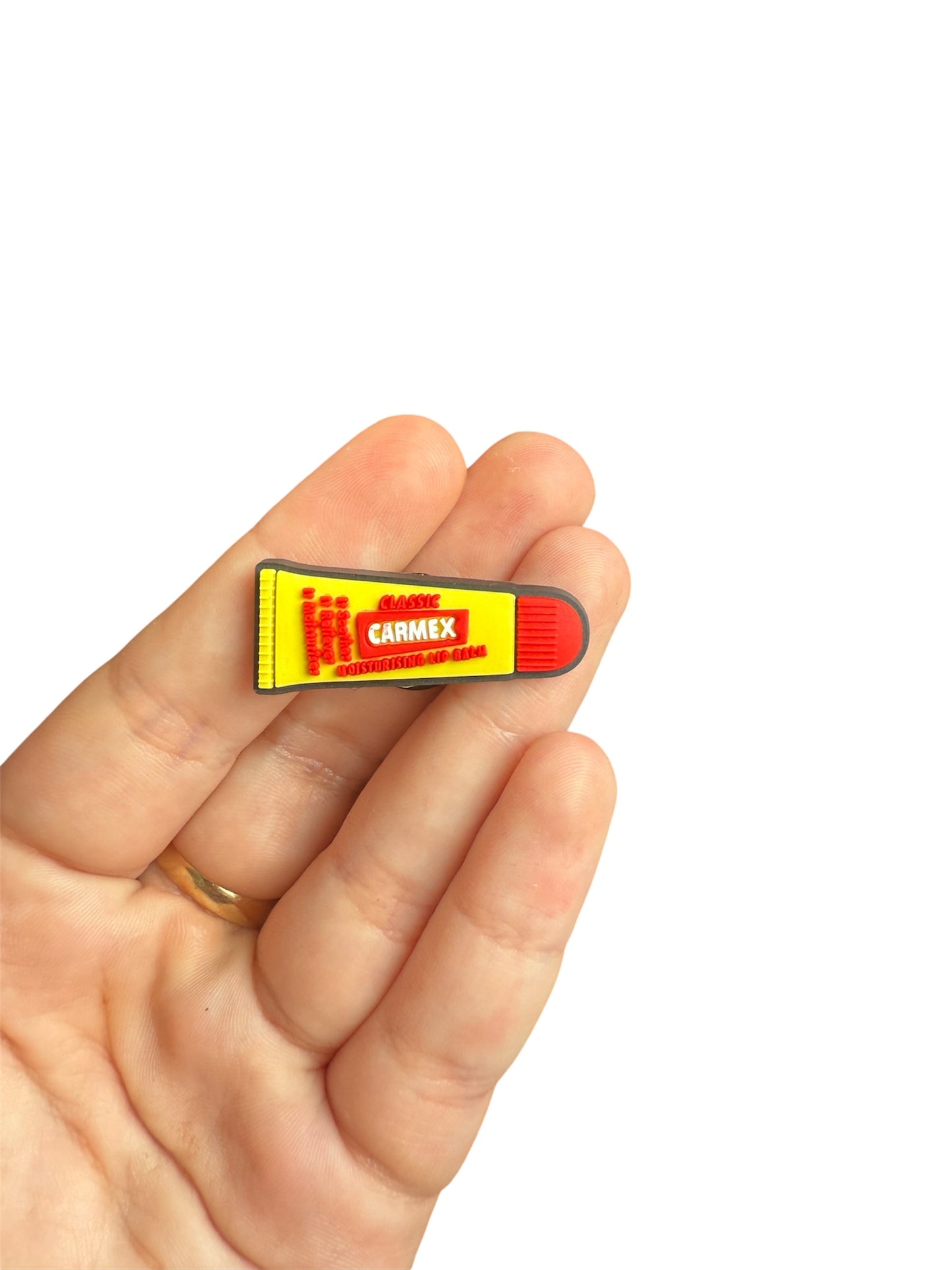 Carmex lip balm shoe charm