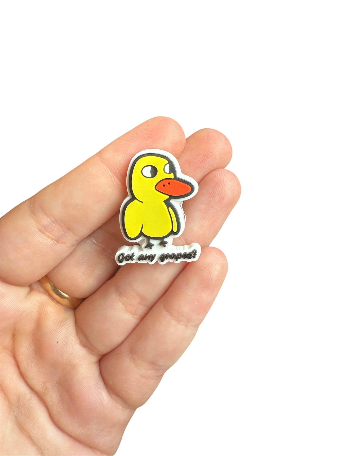 Got any grapes duck shoe charm
