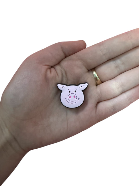Percy face shoe charm