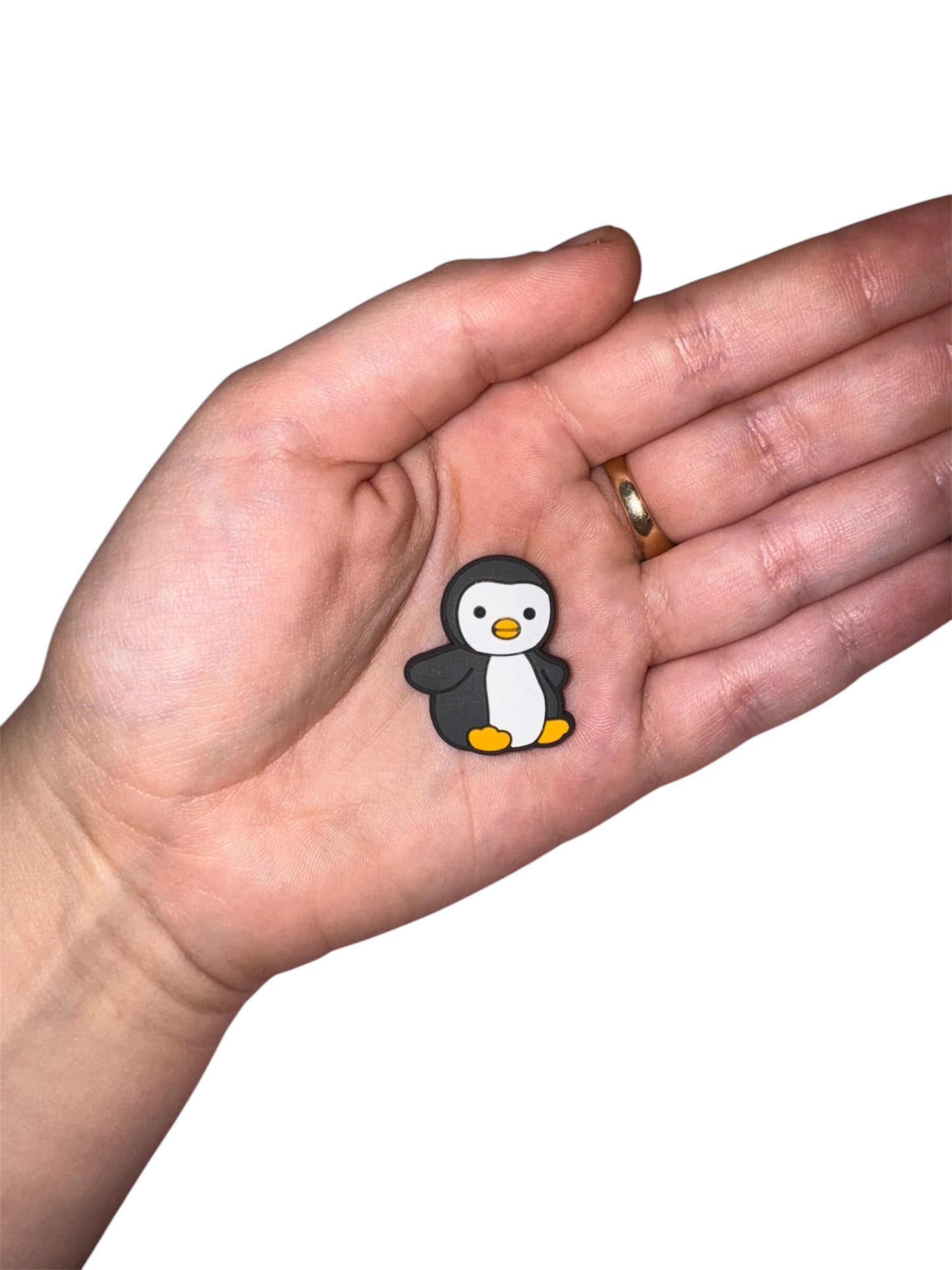 Jelly teddy penguin shoe charm