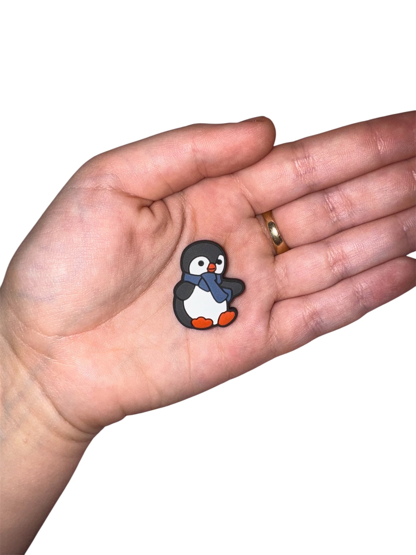 Jelly teddy penguin shoe charm