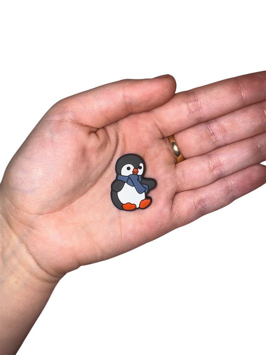 Jelly teddy penguin shoe charm