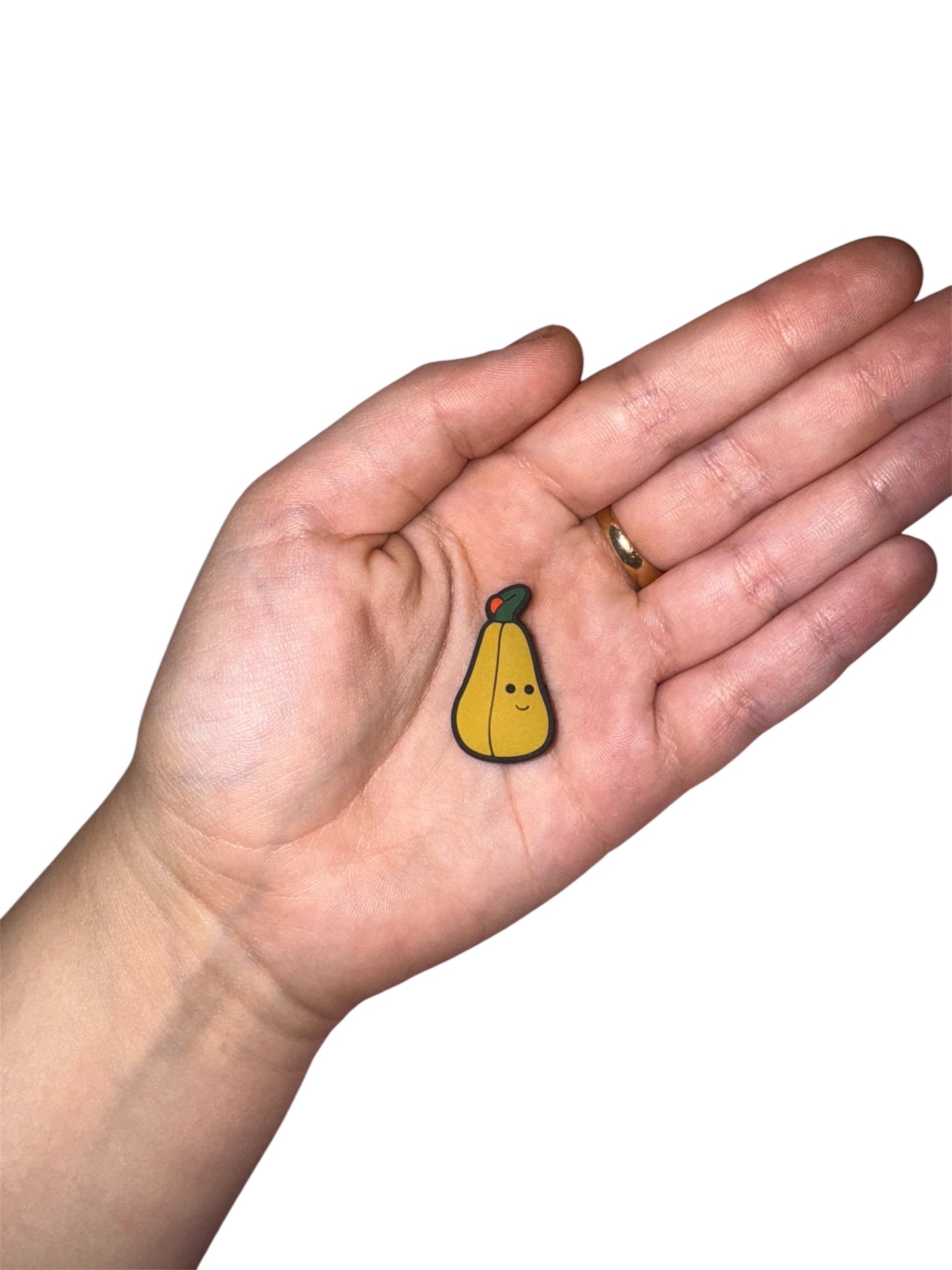 Jelly teddy pear shoe charm
