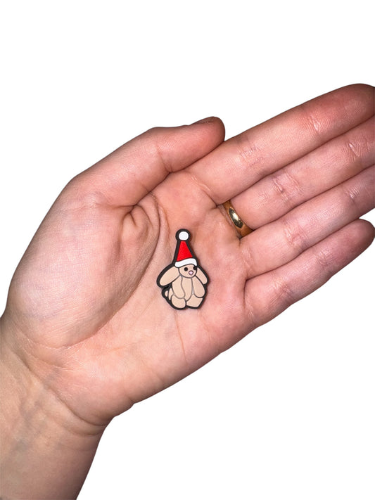 Jelly teddy rabbit shoe charm