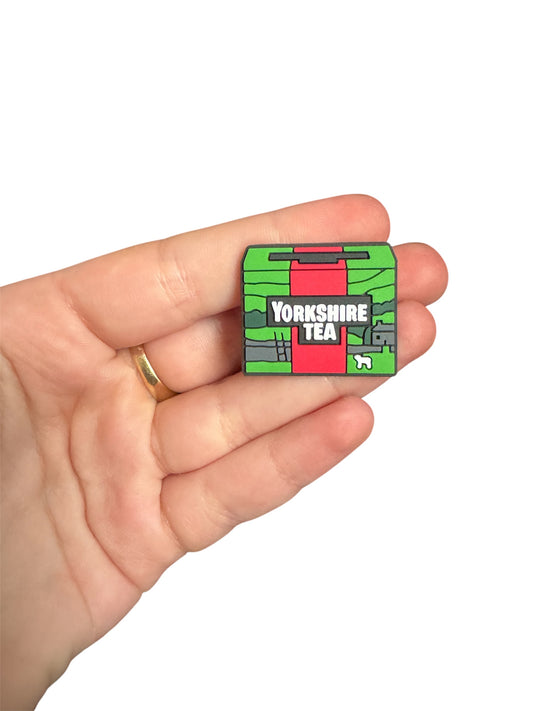 Yorkshire tea shoe charm