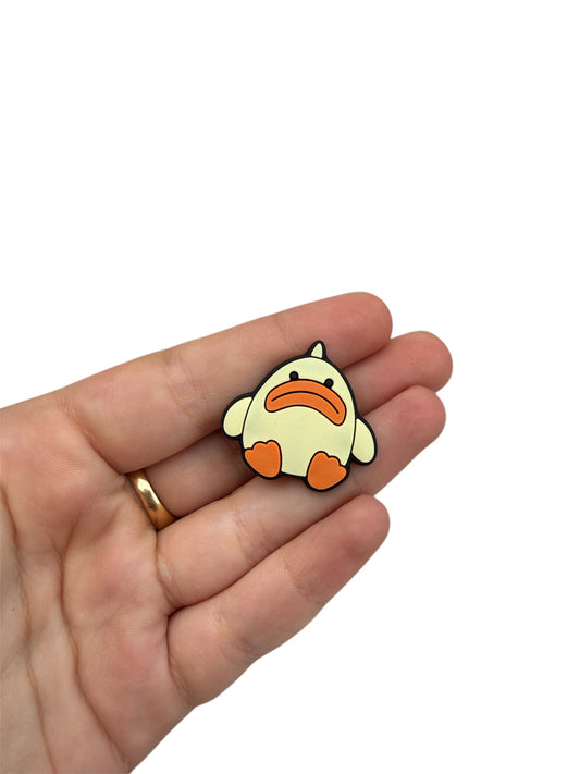 Jelly teddy duck shoe charm