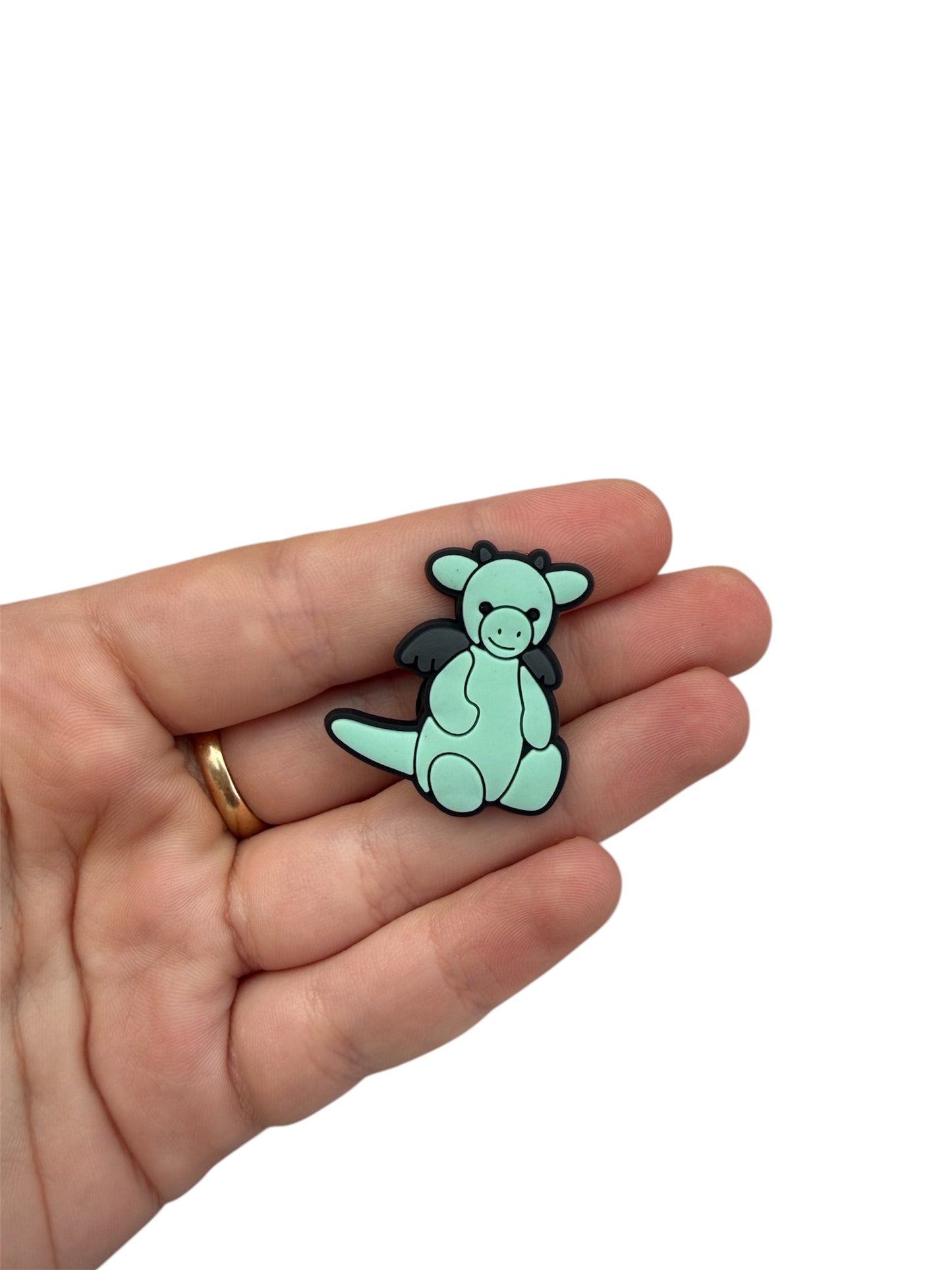 Jelly teddy dragon shoe charm