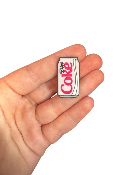 Pink Diet Coke shoe charm