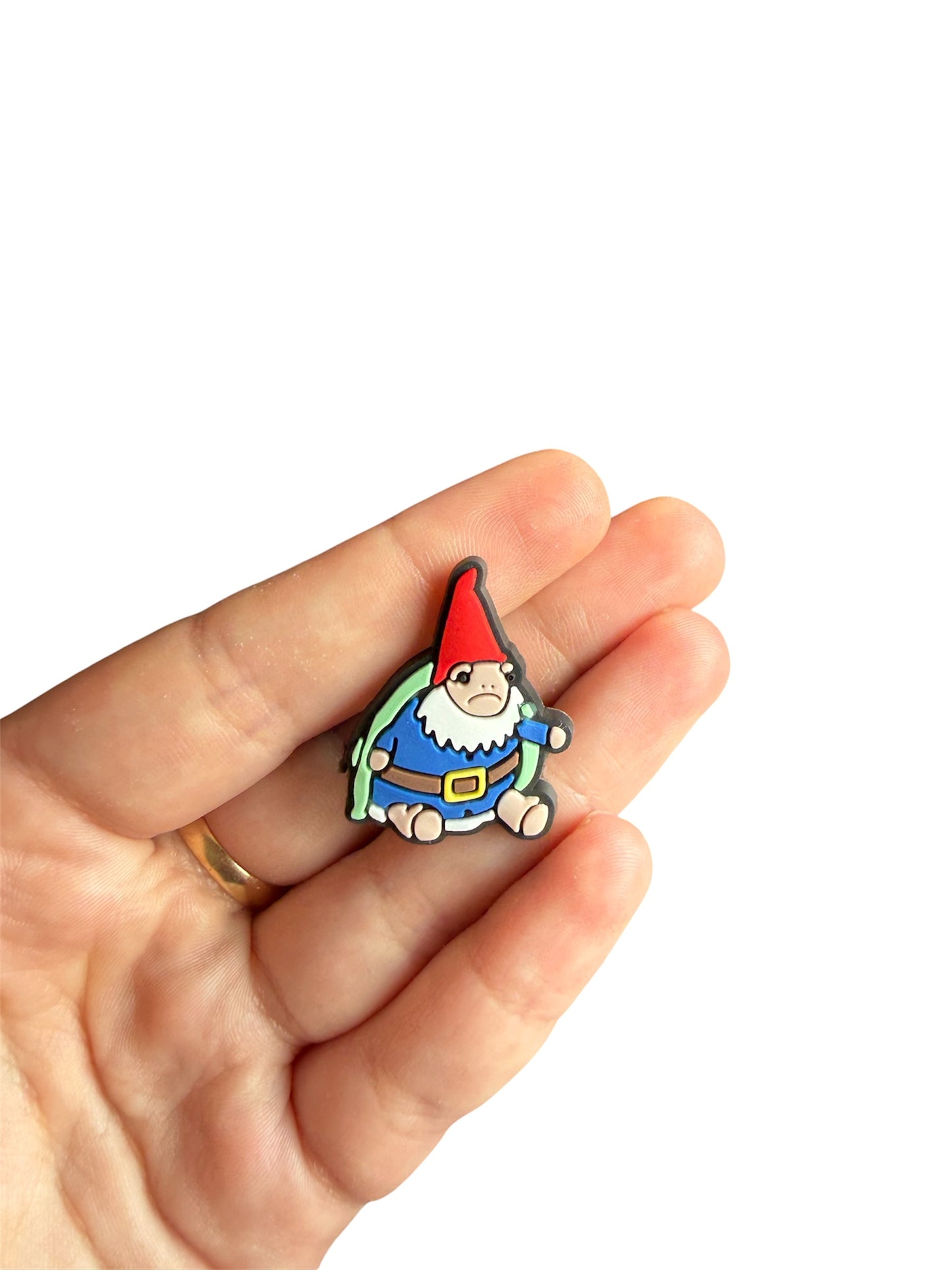 Jelly teddy gnome turtle shoe charm