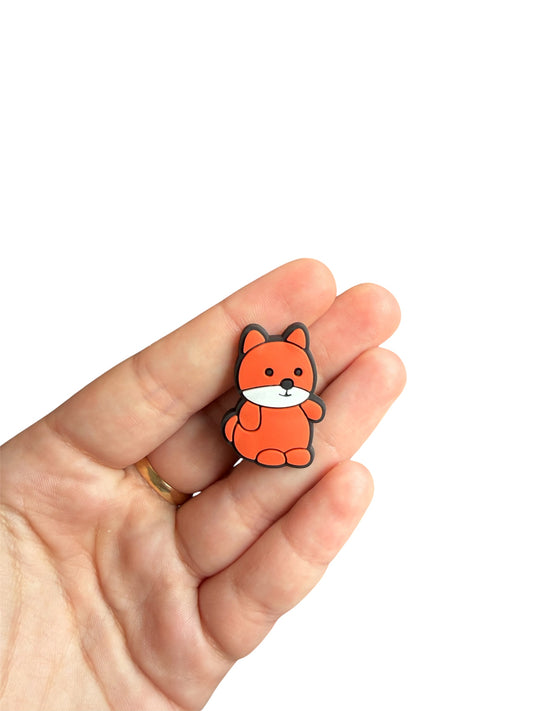 Jelly teddy fox shoe charm