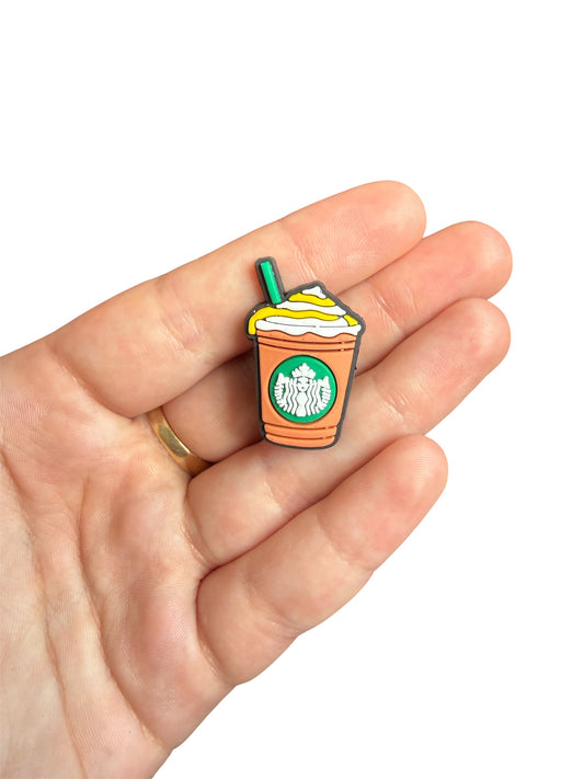 Starbucks frappe shoe charm