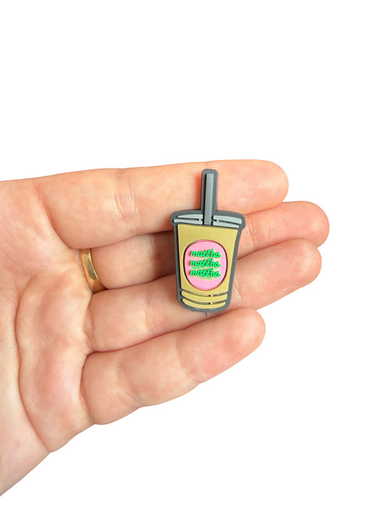 Matcha shoe charm