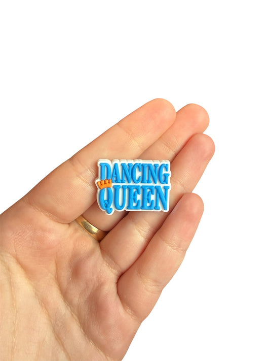 Dancing queen shoe charm