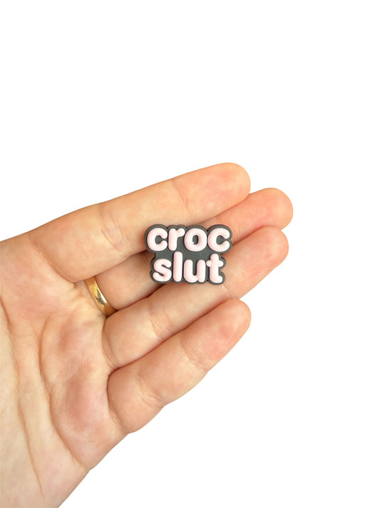 Croc sl*t shoe charm